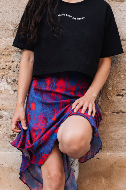 Crop Top Swing - Black